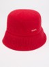 Limatu bucket hoed in wolblend - Rood