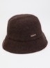 Limatu bucket hoed in wolblend - Donkerbruin