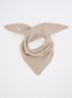 Neolana ribgebreide sjaal 103 x 39 cm - Beige