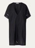 Raimha kaftan met broderie - Zwart
