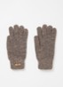 Witzia fijngebreide handschoenen - Bruin