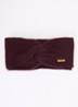 Witzia oorwarmers met strik detail - Aubergine