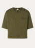 Jiana T-shirt met 3D logoprint - Groen