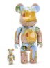 Bearbrick 100% & 400% Van Gogh Museum set van 2 - Oudroze