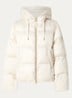 Marian puffer jack met ritszakken - Beige