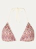 Amber Bel triangel bikinitop met uitneembare vulling - Bruin