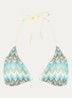Amber Bel triangel bikinitop met uitneembare vulling - Blauw