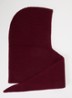 Tie sjaal met capuchon van wol - Bordeauxrood