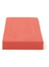 Hoeslaken van  katoenblend, hoekhoogte 28 cm - Steenrood