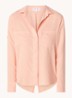 Blouse  met borstzakken - Zalmroze