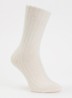 Boti sokken in alpaca wolblend - Gebroken wit