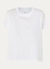 Felia oversized T-shirt met ronde hals - Wit
