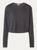 Fuele long sleeve met ronde hals - Zwart