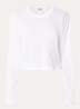 Fuele long sleeve met ronde hals - Wit