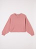 Gimah fijngebreide oversized pullover - Roze