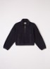 Mazzy sweater met halve rits - Zwart