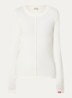 Mendy long sleeve met boothals - Wit