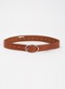 Sanel riem van leer - Cognac