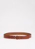 Selya riem van leer - Cognac