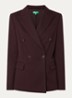 Blazer met klepzakken - Aubergine