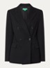 Blazer met klepzakken - Zwart