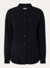 Blouse met kraag - Zwart