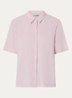 Blouse met kraag - Roze