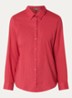 Blouse met kraag - Koraalrood