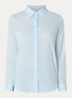 Blouse met kraag - Blauwgrijs