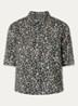 Blouse met print - Donkerblauw