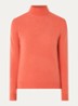 Fijngebreide coltrui van merino wol - Orange