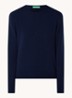 Fijngebreide pullover van kasjmier - Donkerblauw