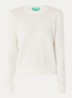 Fijngebreide pullover van kasjmier - Creme