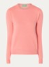 Fijngebreide pullover van merino wol - Abrikoos