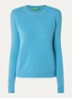Fijngebreide pullover van merino wol - Zeegroen