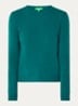Fijngebreide pullover van merino wol - Donkerblauw