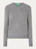 Fijngebreide pullover van merino wol - Middengrijs