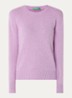 Fijngebreide pullover van wol - Lila