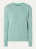 Fijngebreide pullover van wol - Mint