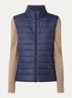 Gewatteerde bodywarmer met waterafstotende coating - Donkerblauw