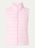 Gewatteerde bodywarmer met waterafstotende coating - Oudroze