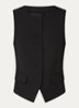 Gilet met ronde hals - Zwart