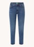 High waist skinny jeans in  katoenblend met steekzakken - Indigo