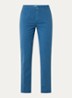 High waist slim fit chino met steekzakken - Turquoise