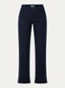 High waist straight leg jeans met steekzakken - Donkerblauw