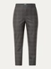 High waist tapered fit pantalon met steekzakken - Grijs