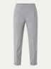 High waist tapered fit pantalon met steekzakken - Grijs