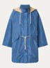 Jack met capuchon en klepzakken - Blauw