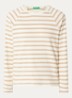 Longsleeve met streepprint - Camel
