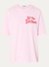 T-shirt met print - Roze